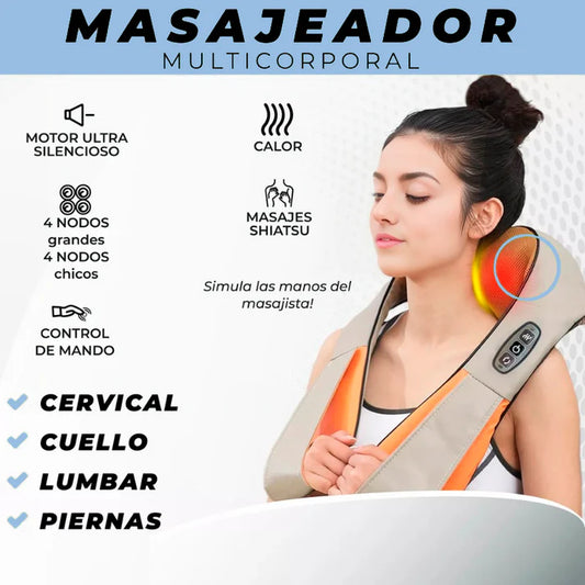 Masajeador RelaxaPro Shiatsu