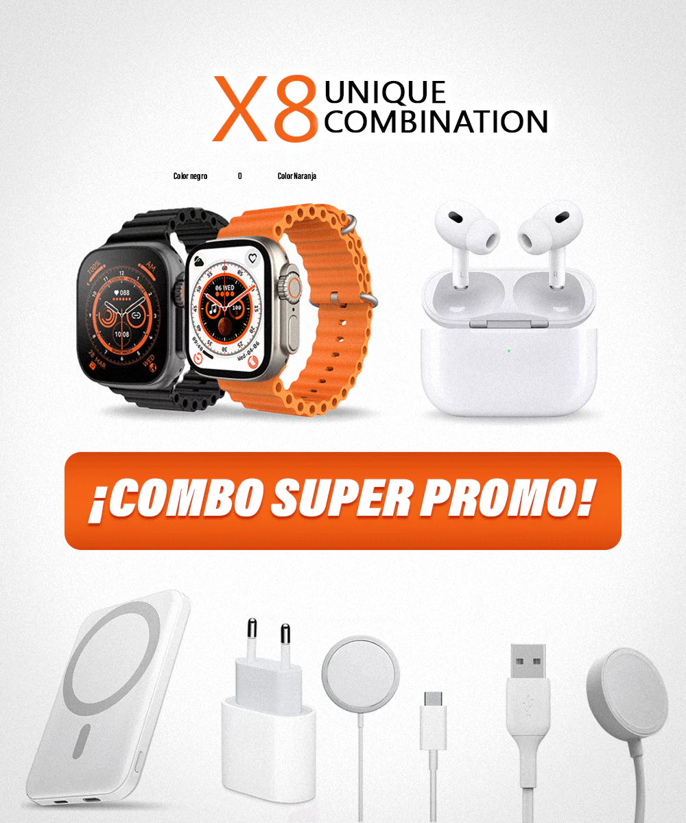 Smartwatch + Auriculares Gratis